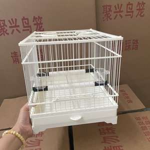 Vente en gros d'usine, nouvelles cages à oiseaux empilables en métal carrées pour perroquets, canaris, ménagères - Product Image 2