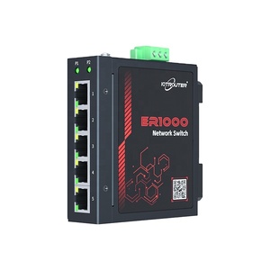 Switch de Red Industrial Gigabit de Alta Velocidad de 5 Puertos con 10M/100M/1000Mbps, Montable en Riel DIN para Router - Product Image 3
