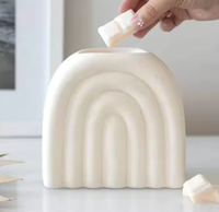 Lanternes et pots en céramique rustiques faits à la main pour bougies d'aromathérapie, pour table d'entrée, support pour lampe à huile et cire