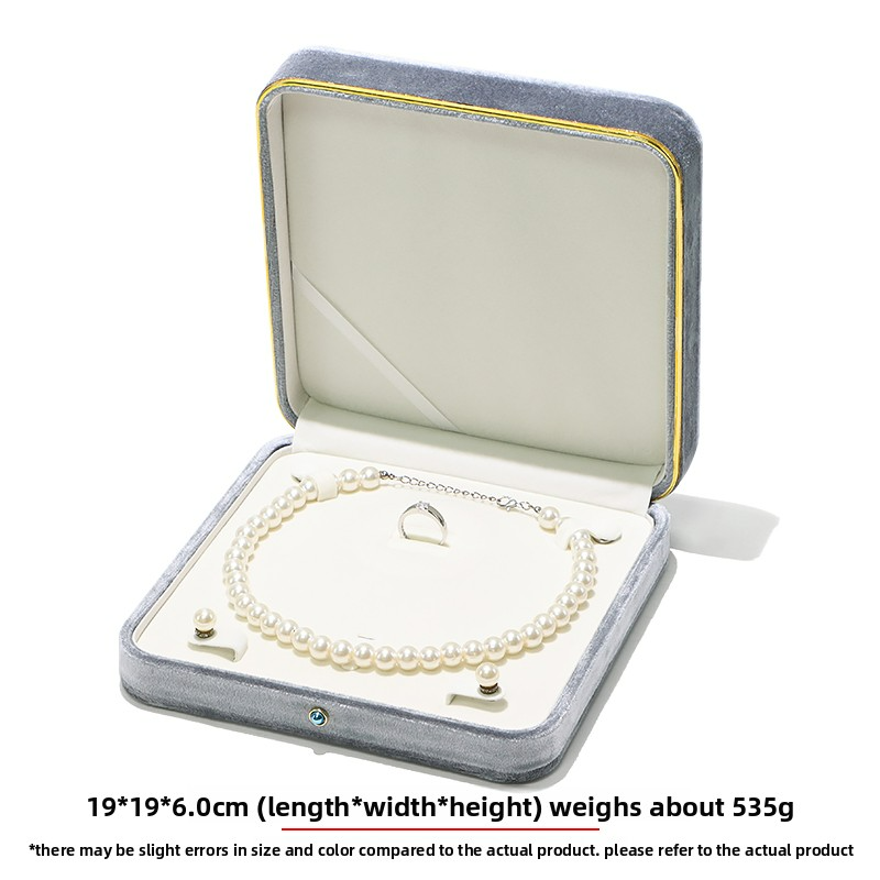 Gray gift box19*19*6CM