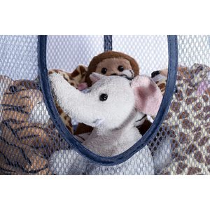 5-<b>Shelf</b> Mesh Storage Organizer 12x59 Inch Round Hanging Closet Toy Organizer For Kids Bedroom - Product Image 3