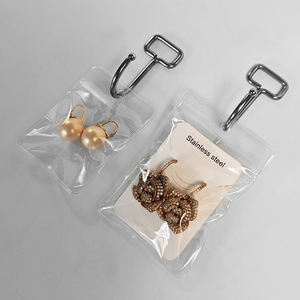 OEM, оптовая продажа, высококачественные небольшие пластиковые пакеты, изготовленные по индивидуальному заказу, модные ювелирные изделия, упаковочный пакет с логотипом - Product Image 3