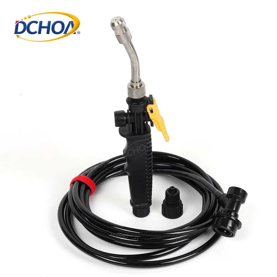 DCHOA 4m Household Extended Quick Insertion Strong Handle Metal Nozzle High Pressure Water Spray Gun