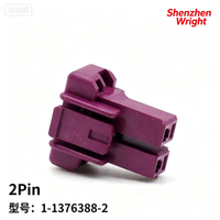 Connecteur de câblage femelle 2 broches TE 1-1376388-2 d'origine de haute qualité pour accessoires et bornes de connecteurs d'équipements électriques