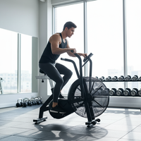 Vélo d'exercice à résistance réglable de haute qualité pour entraînement cardio en intérieur, équipement de gym pour la maison et les clubs de fitness