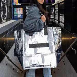 Direct Factory Convenient PP Material <b>Laundry</b> Shopping Rolling Tote Bag with Foldable & Rolling Design <b>Trolley</b> Style Tote - Product Image 5