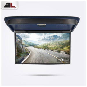 2023 monitor per auto ribaltabile sottile da 13.3 pollici con sistema operativo Android 10 2 + 32GB wifi miracast montaggio a soffitto sul tetto schermo Minibus bus tv - Product Image 1