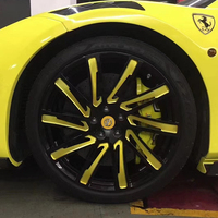 Rueda Forjada Personalizada Yufei de 20 Pulgadas 5x114.3, 20x9J Delantera / 20x11J Trasera, Aluminio Forjado 6061-T6 para Ferrari 488 GTB