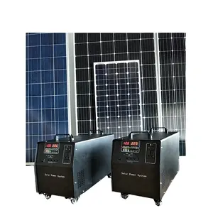 Thuis Zonne-energie Systeem 1000W Portable Power Station 1kw Solar Generator Voltooid Set Leverancier