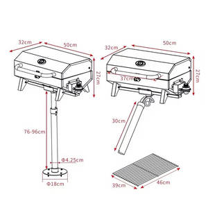Nuevo Soporte Ajustable para Parrilla de Barbacoa para Barcos, de Acero Inoxidable 304/316, para Yates, Parrilla de <span class=keywords><strong>Gas</strong></span>, Venta al por Mayor de Fábrica Marina - Product Image 4