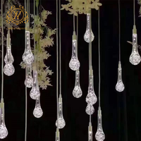 Lustre Suspendu Décoration de Mariage, Éclairage Cristal Acrylique pour Événements, Hôtels et Plafonds, Décorations Lumineuses