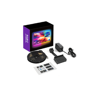 Alexa & Google Music Sync Tuya App controllo luce <span class=keywords><strong>TV</strong></span> per 50-70 pollici <span class=keywords><strong>TV</strong></span> RGBIC retroilluminazione <span class=keywords><strong>TV</strong></span> con fotocamera a <span class=keywords><strong>Led</strong></span> - Product Image 1