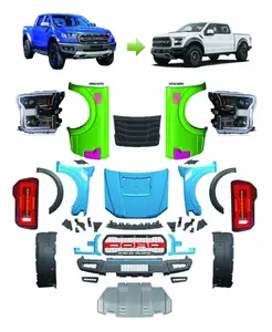 Suku Cadang Mobil Aksesori Mobil Kit Bodi Konversi untuk Ford Ranger T6 T7 T8 2012-2019