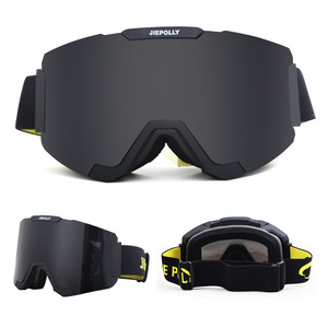 Jiepolly <b>Ski</b> Goggles Magnetic Interchangeable Lens One Size Outdoor Snow Sports Protection - Product Image 3