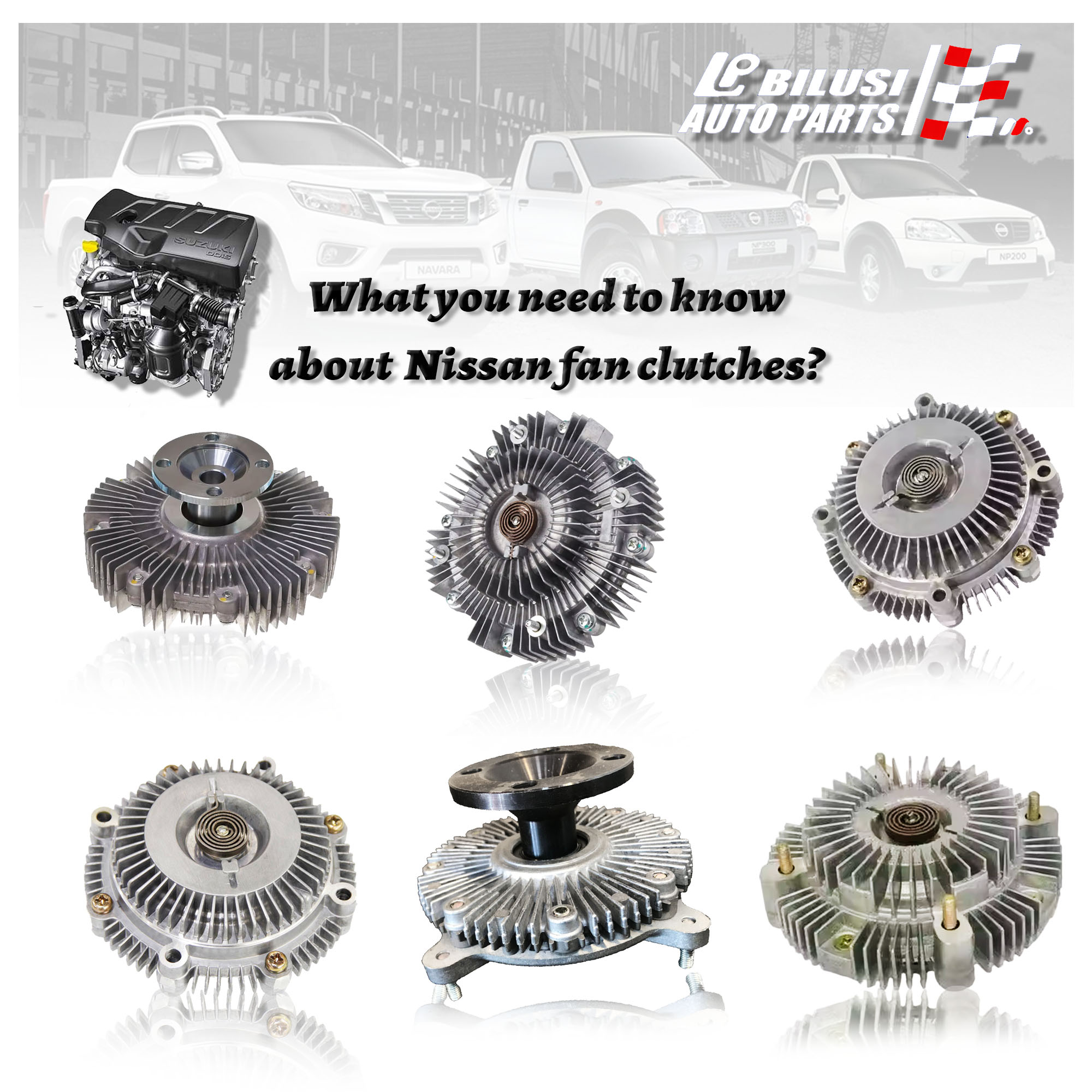 Bilusi 21082-40P10 21082-40P00 Fan Clutch Termico for Nissan 300ZX