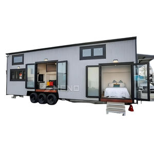 <span class=keywords><strong>Maison</strong></span> mobile moderne 2 chambres en acier léger préfabriqué, mini-capsule sur roues - Product Image 6