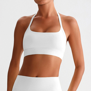 Reggiseno sportivo AWX8001 alla moda, compressivo, leggero, comodo, modellante, con bretelle e scollo all'americana. - Product Image 1