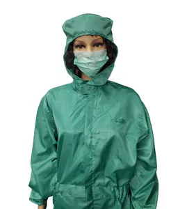 Good Quality Comfortable Dust Free Anti Static Safe Working Coverall for Lab