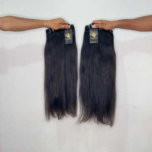 Extensions de cheveux humains brésiliens naturels lisses, fournisseurs de cheveux humains indiens naturels lisses et bouclés du temple du Cambodge - Product Image 2