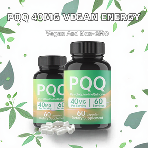 Cápsulas de PQQ OEM, Pirroloquinolina Quinona, 98% de Pureza, 60 Unidades, Suplemento Dietético Vegano para Hombres Adultos - Product Image 2