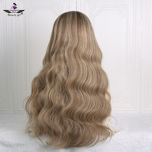 Perruques prêtes à porter sans colle couleur blond miel avec cheveux de bébé pour femmes, nœuds blanchis, perruque en cheveux humains - Product Image 3
