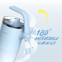 Logo personnalisé gobelet avec paille 40 oz en acier inoxydable isolé sous vide tasse de voyage gobelet avec poignée et paille