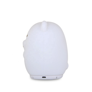 <span class=keywords><strong>Veilleuse</strong></span> en silicone avec musique BT Connect Haut-parleur Soft Touch RGB Lampe à changement de couleur Son de haute qualité pour pépinière - Product Image 3