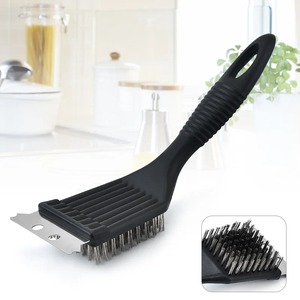 Cepillo para Limpiar Parrillas de Barbacoa, Accesorios para Parrilla, Cerdas de Acero Inoxidable, Cepillos de Limpieza Antiadherentes, Accesorios para Barbacoa - Product Image 4