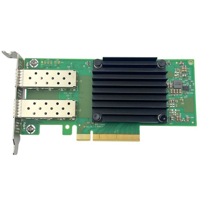 Mellanox Ethernet Network Interface Card 25GbE Dual Port SFP28 Ethernet PCIe 4.0 X8 Network Adapter MCX512A-ADAT