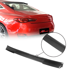 For 2017 2018 2019 2022 <strong>Infiniti</strong> Q60 Carbon Fiber <strong>Parts</strong> Wide Body Kit Rear Bumper Window Roof Spoiler Wing Diffuser Lip Bodykit - Product Image 1