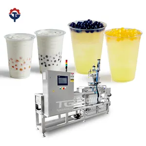 Máquina de fazer bolas de suco de chá boba de longa vida útil, máquina de fazer bolas de suco de boba automática de engenharia de precisão