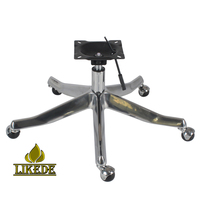 Nouvelle base de chaise pivotante à 5 pieds en métal, base de chaise de bureau robuste pour meubles modernes