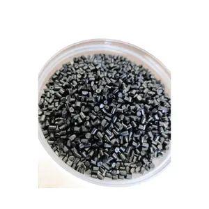 Daur ulang bahan plastik granule 40% karbon hitam master batch film blowing