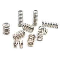 Ressorts de compression en acier inoxydable de fabrication OEM, petits ressorts hélicoïdaux métalliques légers pour l'électronique, les valves et la quincaillerie