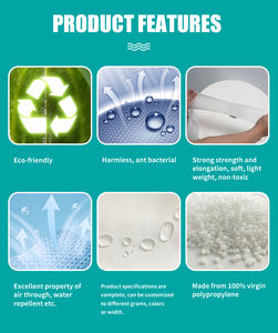 Tissu Non tissé en PP coloré noir, Non-tissé, 50 m, vente en gros - Product Image 6