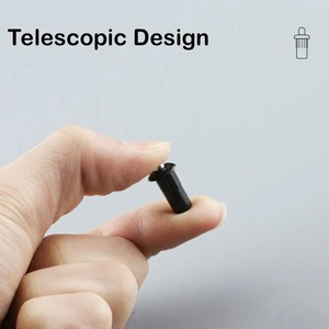 Xuj <b>Spring</b> Pivot Furniture <b>Hinge</b> 7mm Hole 1.8g Plastic Telescopic Connector for Cabinet Doors - Product Image 3