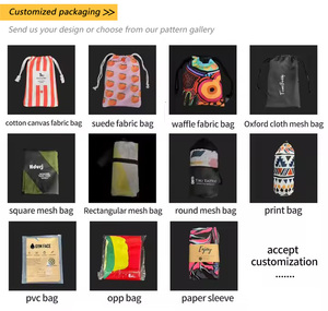 Toalla de playa de verano personalizada de diseño libre con logotipo personalizado impreso resistente a la arena Toalla de Playa Grande personalizada microfibra - Product Image 5