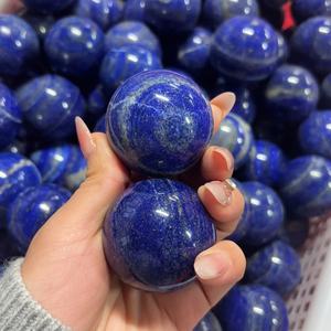 Sphère de cristal de <span class=keywords><strong>lapis</strong></span>-<span class=keywords><strong>lazuli</strong></span> naturel, cristal poli pour la méditation et la relaxation - Product Image 4