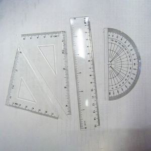 Lot de 4 règles en plastique épaisses pour étudiants, 10/20/30 cm, vente en gros d'usine, best-seller - Product Image 3