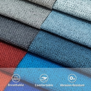 Housse de canapé en <span class=keywords><strong>tissu</strong></span> de <span class=keywords><strong>lin</strong></span> texturé 100% <span class=keywords><strong>polyester</strong></span> respirant résistant à l'abrasion <span class=keywords><strong>Tissu</strong></span> d'ameublement pour coussin de meubles - Product Image 3