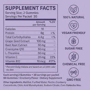 Chasteberry סוכריות גומי של נשים תוספת צמחי ענבים קואנזים q10 ויטמין <span class=keywords><strong>b12</strong></span> הורמון איזון איזון תמיכה צמיחת שיער לא - Product Image 5