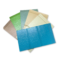 Panneau sandwich décoratif en PU pour murs extérieurs, isolant et ignifuge, avec design métallique sculpté, pour hôtels et ateliers