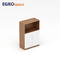 EGROspace Modern Popüler Mobilya Kilitlenebilir Ahşap Salıncak Kapılı Evrak Saklama Çelik Dosya Ofis Dolabı