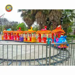 Factory price amusement park toy elephant track train