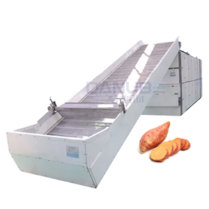 Secador industrial de alta calidad para patatas dulces, secador de patatas en rodajas, secador de patatas con cinta transportadora de malla. - Product Image 1