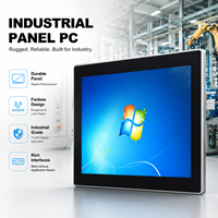 Panel PC Industrial con Pantalla Táctil de Alta Calidad, Computadora Todo en Uno de 15 Pulgadas con Pantalla Táctil Resistiva, Compatible con Win7, Win10, Linux, M.2 NVMe