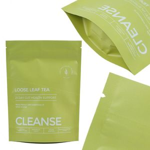 Bolsa Ziplock de té de desintoxicación adelgazante de pie con logotipo personalizado al por mayor, bolsa de embalaje biodegradable de 250g y 500g para dejar <span class=keywords><strong>Macha</strong></span> - Product Image 2
