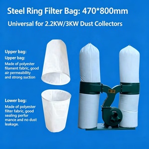 Filtro de bolsillo para recolección de polvo de carpintería, filtro de tela resistente al desgaste para el núcleo del engranaje, colector de polvo de sierra de madera, tamaño personalizado, Nuestro 2 - Product Image 1