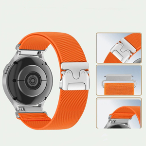 Win-win สายไนลอนยืดหยุ่นสำหรับนาฬิกา Huawei และ Samsung, อะไหล่สายรัดร่มชูชีพ20มม. 22มม. - Product Image 3