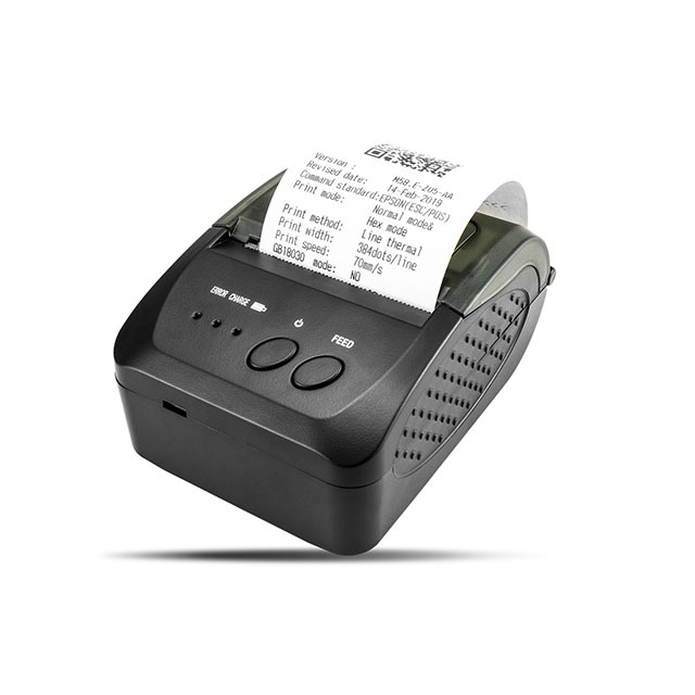 58MM Portable Mini Thermal Receipt Printer for Express Logistics Label Barcode Delivery Printer